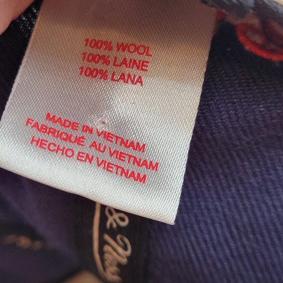 Washington Wizards Mitchell & Ness Blue Red Fitted Hat Cap 7 3/4 NBA 100% Wool - Picture 14 of 14